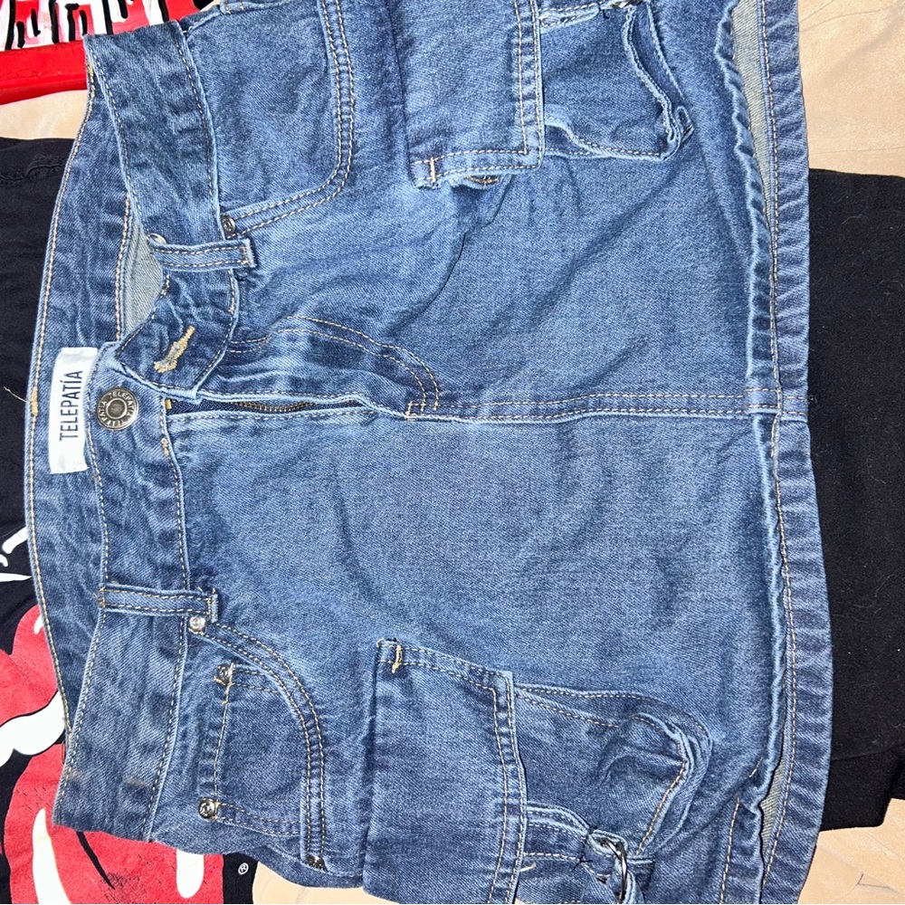 Blue Denim Skirt